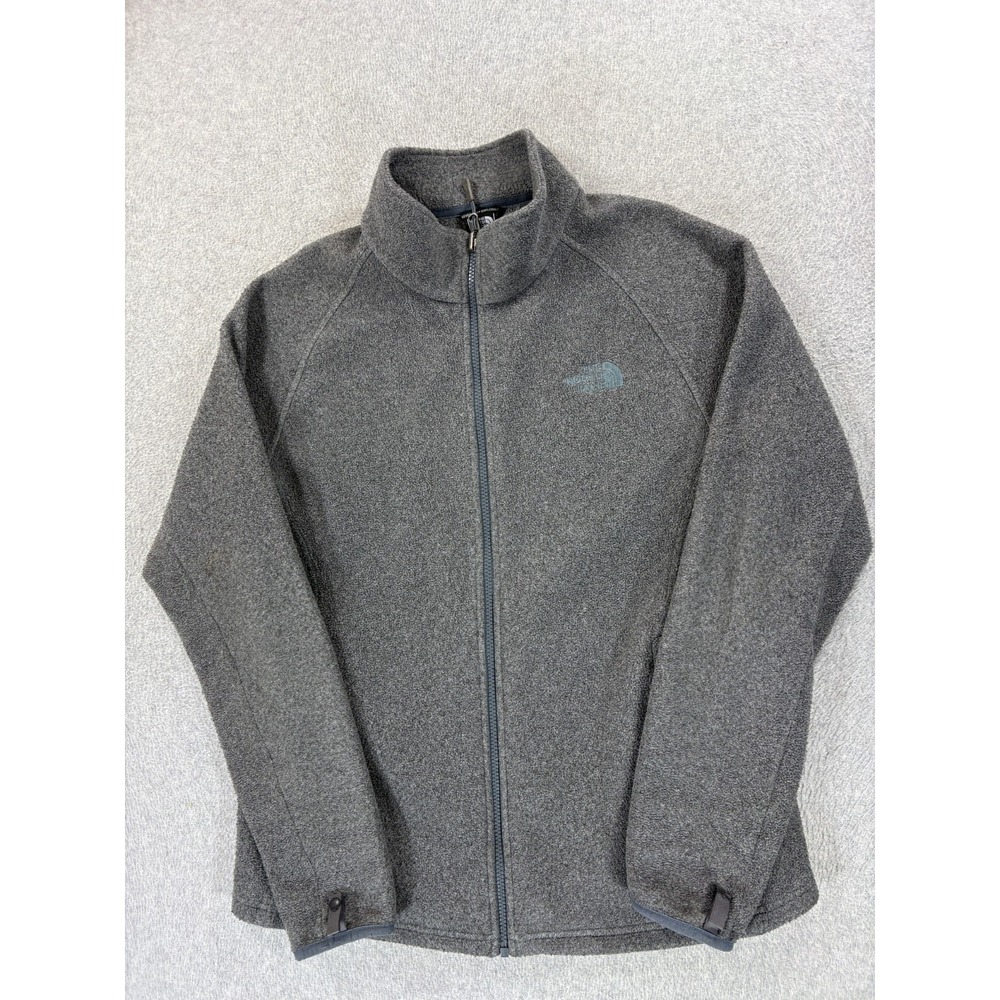 The North Face Midweight Fleece Full Zip Jacket (Men's Medium) Gray